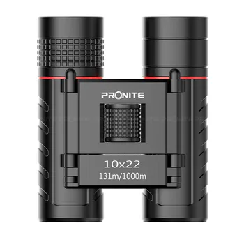 

Military Pocket Mini Binoculars HD 10x22 Professional Binocular powerful hunt Telescop night vision Hiking Pocket spyglass