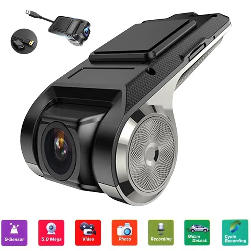 1080P HD Автомобильный видеорегистратор камера Android USB цифровой скрытый ночного