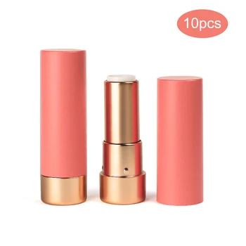 

10pcs Diy Matte Lipstick Tubes Lip Balm Lip Gloss Containers Jars Empty Shell Packaging Refillable Bottle Female Cosmetic Tools