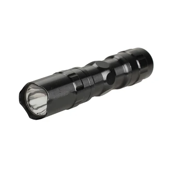 

3W Police LED Flashlight Light Lamp Torch with Clip Clamp Electric Aluminum Alloy Portable Torch Light 1x AA battery