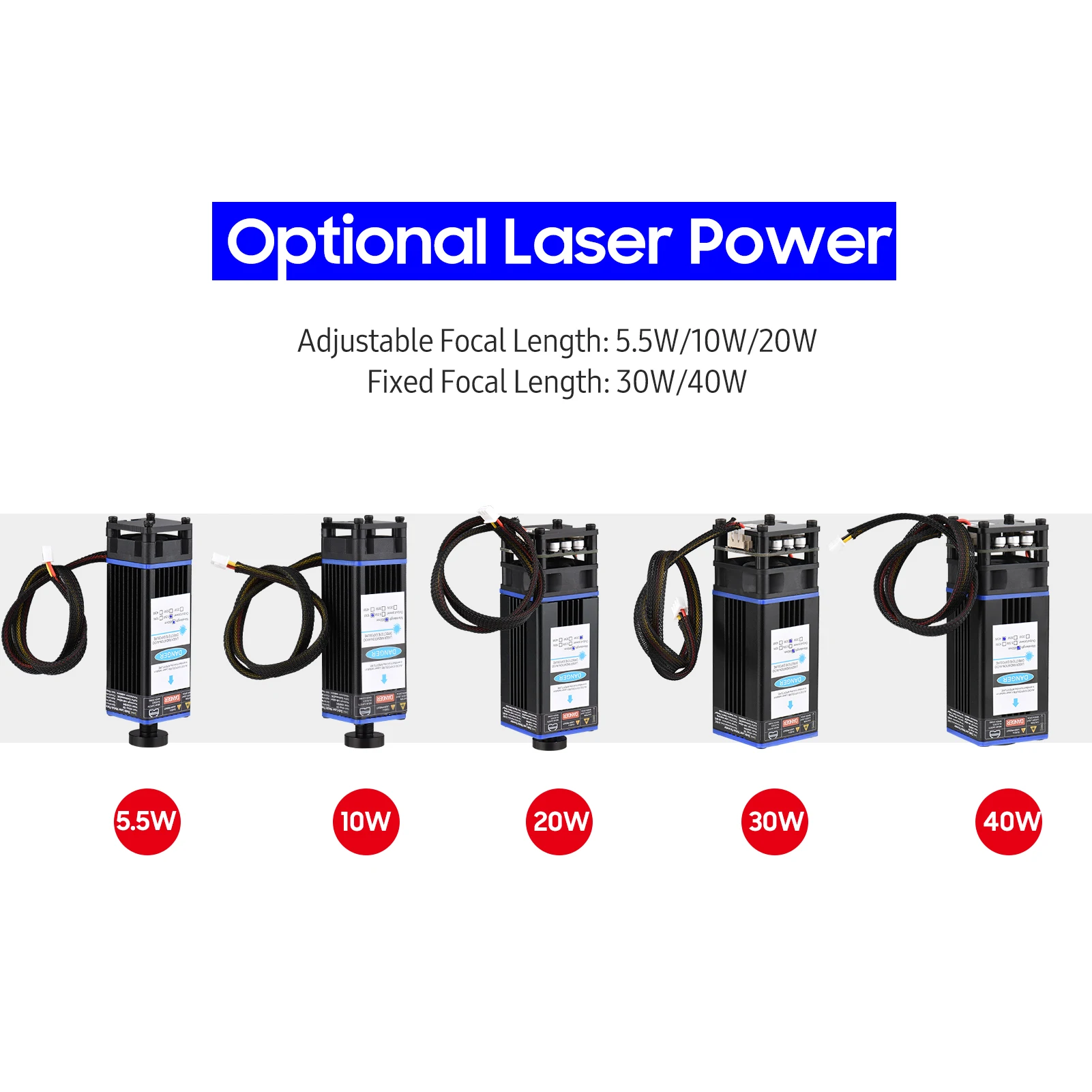 450nm 80W Laser Module Fixed Focal Length Laser Engraving Head High Speed Laser Engraver 3D Printer CNC Router Laser Module cnc wood router machine