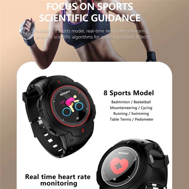 ESEED F13 SmartWatch Waterproof IP68 Bluetooth Tracker Heart Rate Monitor Sleep Tracker for android iOS Sports Apple Smart watch