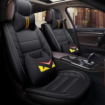 

Full Coverage Eco-leather auto seats covers PU Leather Car Seat Covers for Toyota LEVIN HYBRID PLUG-IN CAMRY PLUG-IN HYBRID