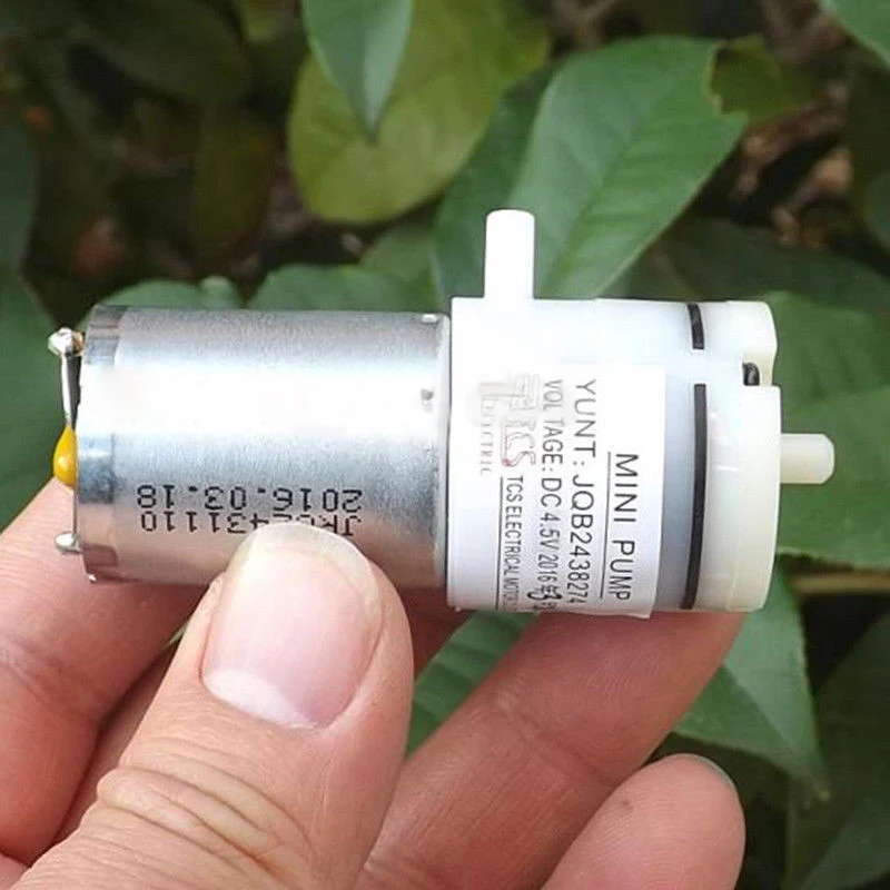 1pc Micro Mini 370 Motor Air Pump  Self-Priming Breast Vacuum Pump DC 3V-6V 5V