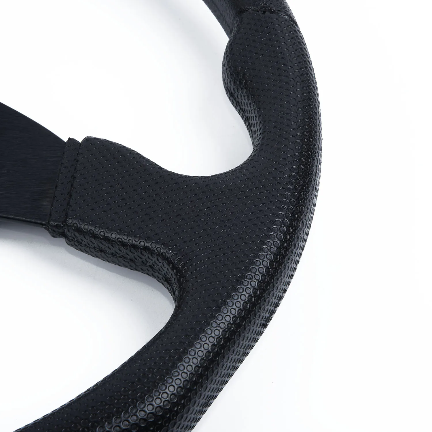

350mm Car PU Leather Steering Wheels Flats For MOMO Racing OMP Rally Stitch