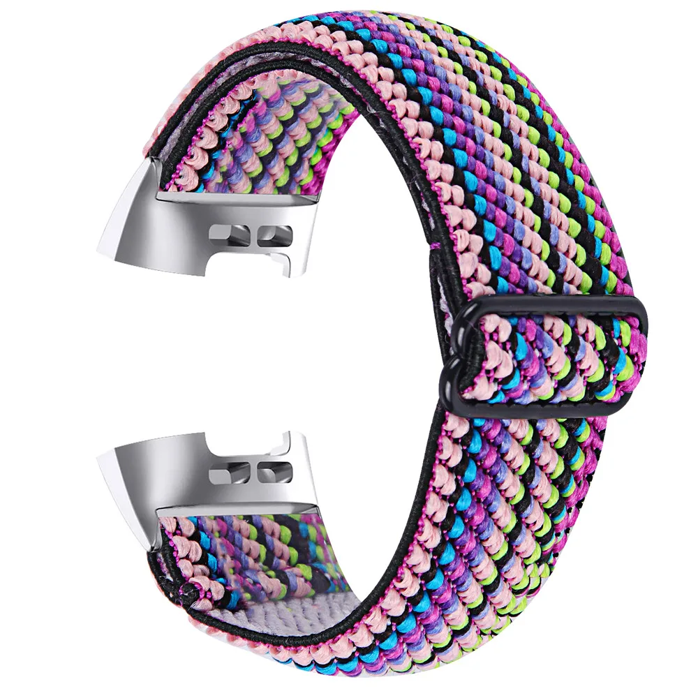 Essidi Elastic Band For Fitbit Charge 5 4 3 2 Sports Fabric Bracelet Strap Loop For Fitbit Charge 3 4 SE Watch Wrist Band Correa 