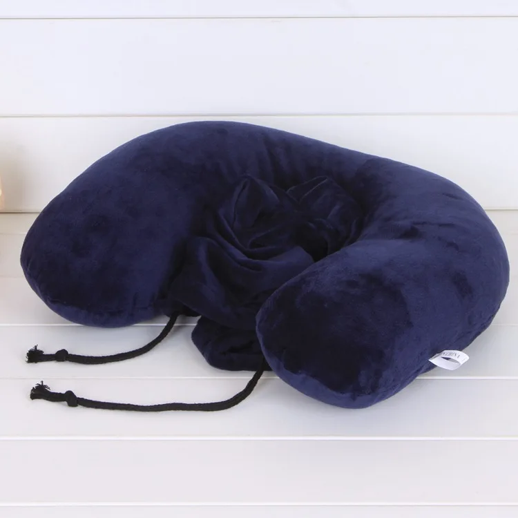 Cervical Hooded U-shaped Pillow Cap Nap Pillow Cervical Protection Pillow Traveling Supplies Car Neck Pillow Office Accessories
