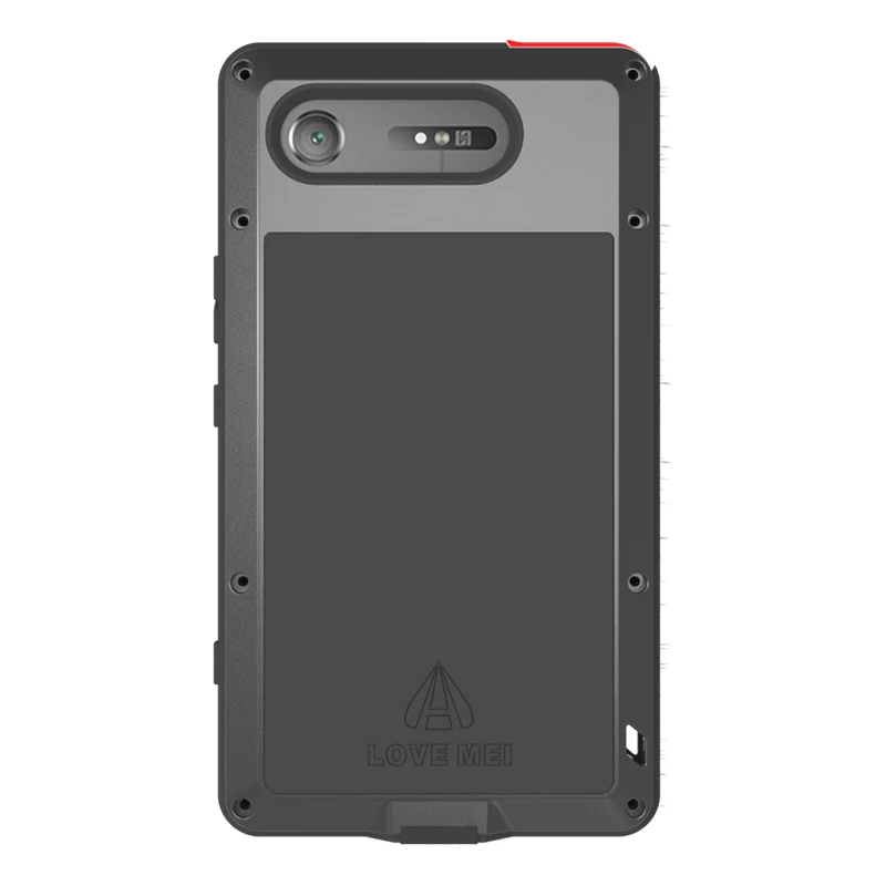Алюминиевый металлический чехол LOVE MEI для sony Xperia XZ1/XZ1 Compact Armor ударопрочный водонепроницаемый чехол для sony XZ1 Compact Capa