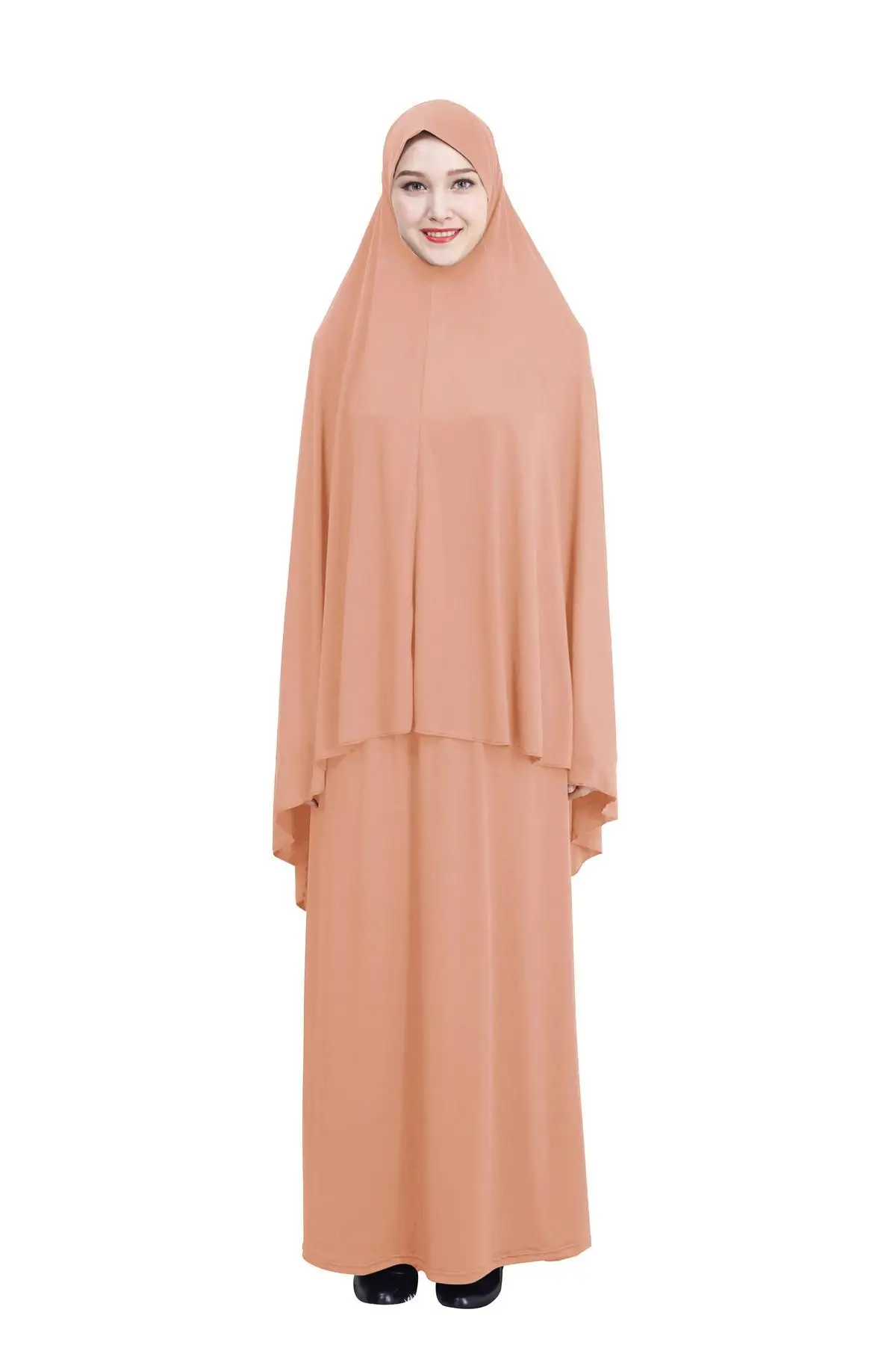 2 шт. для женщин мусульманский верхний хиджаб юбка абайя для молитв наборы для ухода за кожей исламский джильбаб кафтан Рамадан дамы поклонение Ближний Восток одежда Новинка