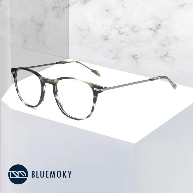 BLUEMOKY очки по рецепту оправа оптическая близорукость для дальнозоркости мужские