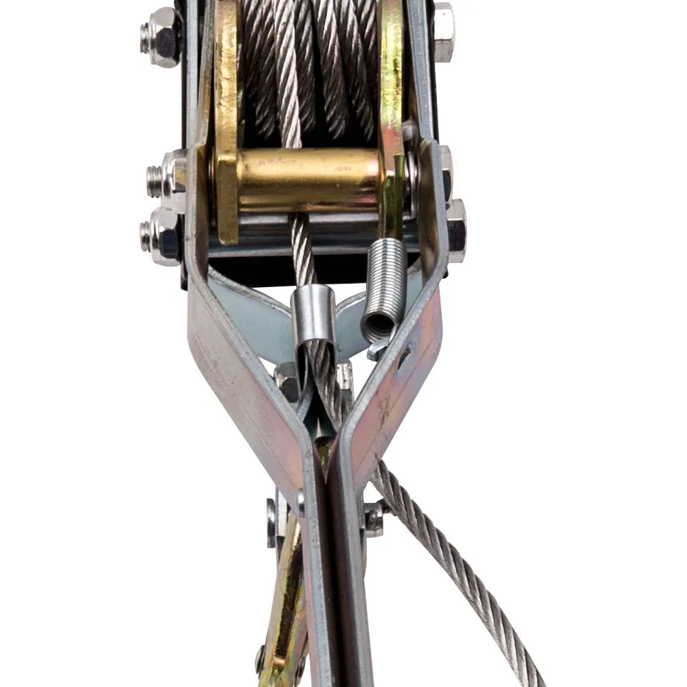 DIY Tools & Equipment Hand Winches Home, Furniture & DIY Heavy Duty 4 Ton 3 Hook Cable