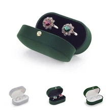 

Packaging Velvet Box Pair Ring Box Wedding Ring Box High-end Jewelry Box Proposal Jewelry Storage Box