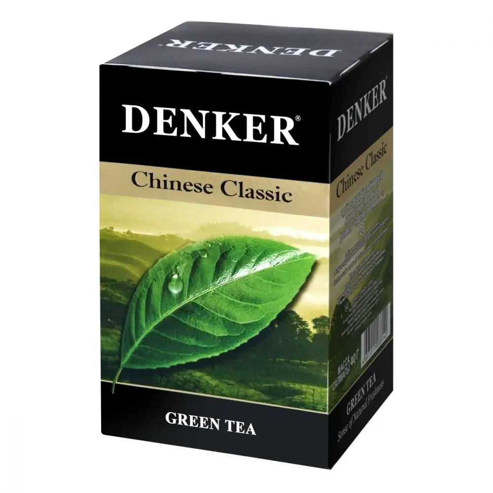 Чай Denker &quotChinese Classic" зеленый 20 пакетиков | Продукты