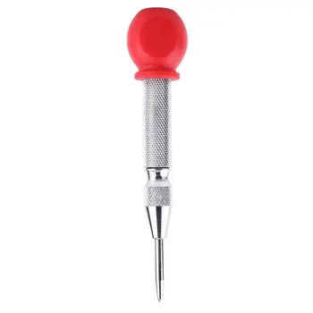 Automatic Center Pin Hole Punch Wood Press Dent Marker Woodworking Tool Spring Loaded Marking Starting Holes Tool automatic center pin punch strike spring loaded strating marking hole tool breaker 8 jdh99