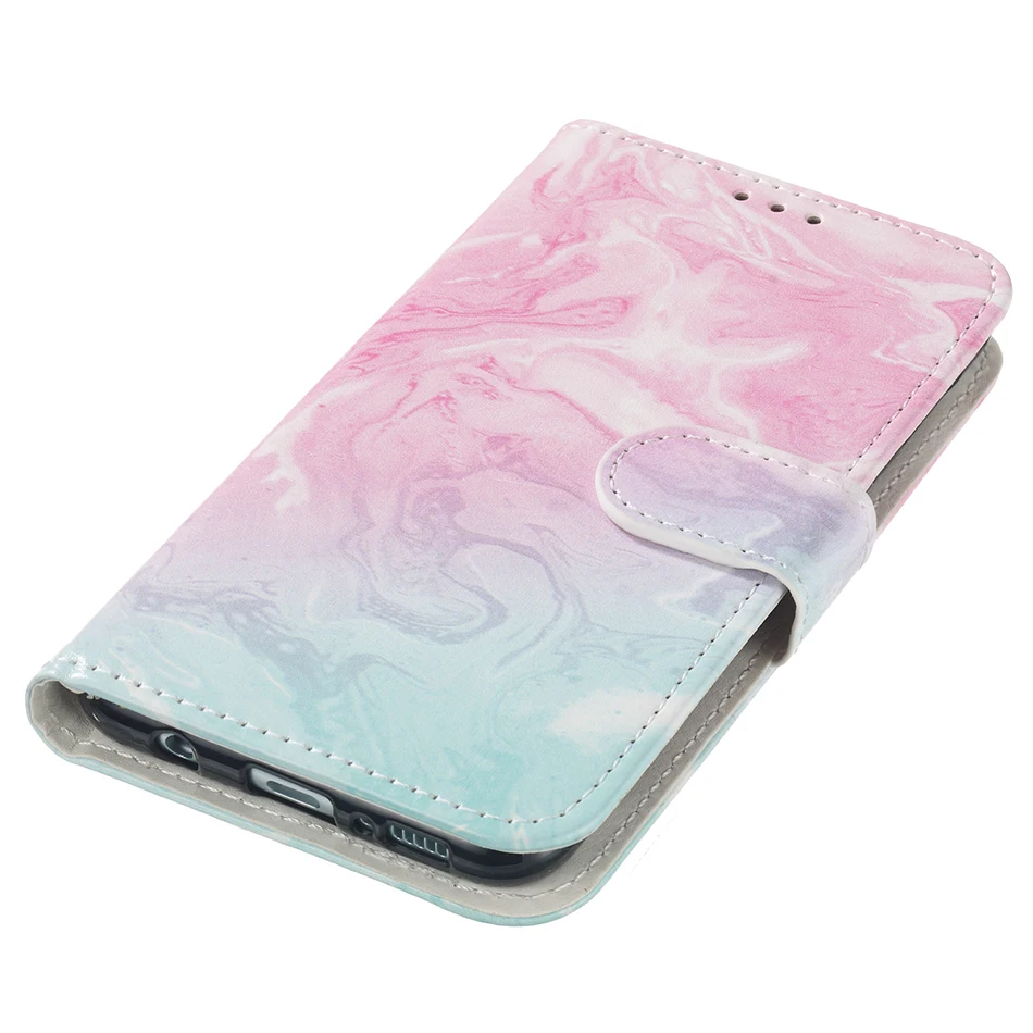 Мрамор флип-кейс для samsung Galaxy S10 5G S10e S9 плюс S8 S7 S6 край S5 M10 M20 M30 M40 A10 A20 A20e A30 A40 A50 A60 A70 крышка