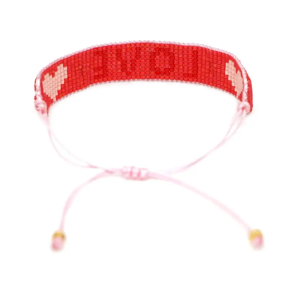 Go2boho браслеты-манжеты для женщин MIYUKI браслет с сердцем Love Pulseras Mujer Bileklik богемные Цветочные украшения для влюбленных подарок для влюбленных