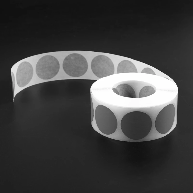 1000Pcs Scratch-Resistant Card Coating Sticker Magic Creative Card Coating 25Mm Round