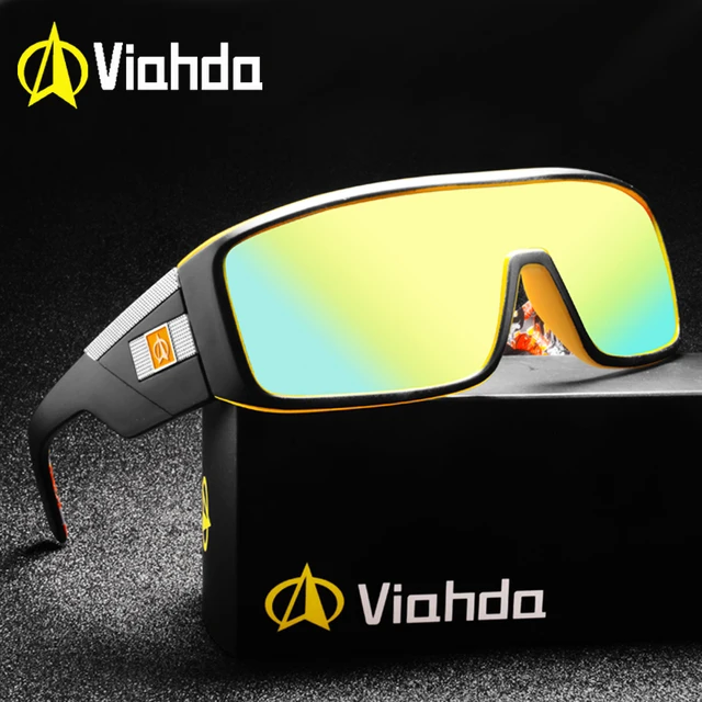 Viahda Polarised Mirror Sunglasses Sports Fishing UV Protection 1