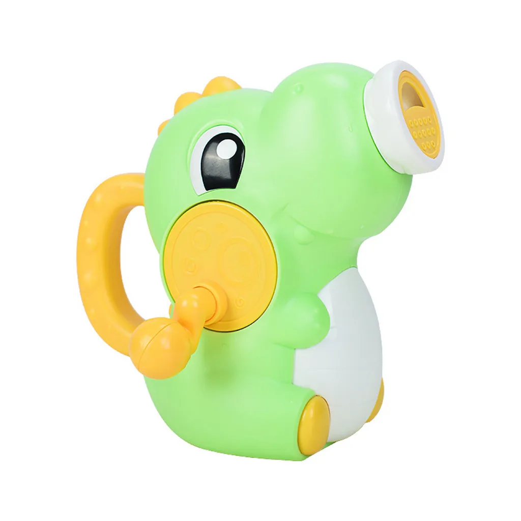 Water Squirt Baby Bath Toy Manual Shower Dinosaur Spray Water Pump Bathroom Bathtub Toys for Kids Toddlers 1~3 Year Old #C