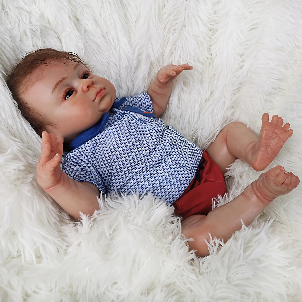 OtardDolls Reborn Baby Dolls Реалистичная богатая живопись 18 дюймов Детские куклы живые Новорожденные ребенок малыш игрушка для детей Подарки