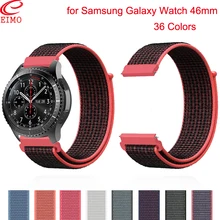 Gear S3 для samsung galaxy watch 46 мм 42 мм gear sport S2 нейлон xiaomi amazfit bip 47 мм huawei watch gt ремешок 20 22 мм ремешок для часов