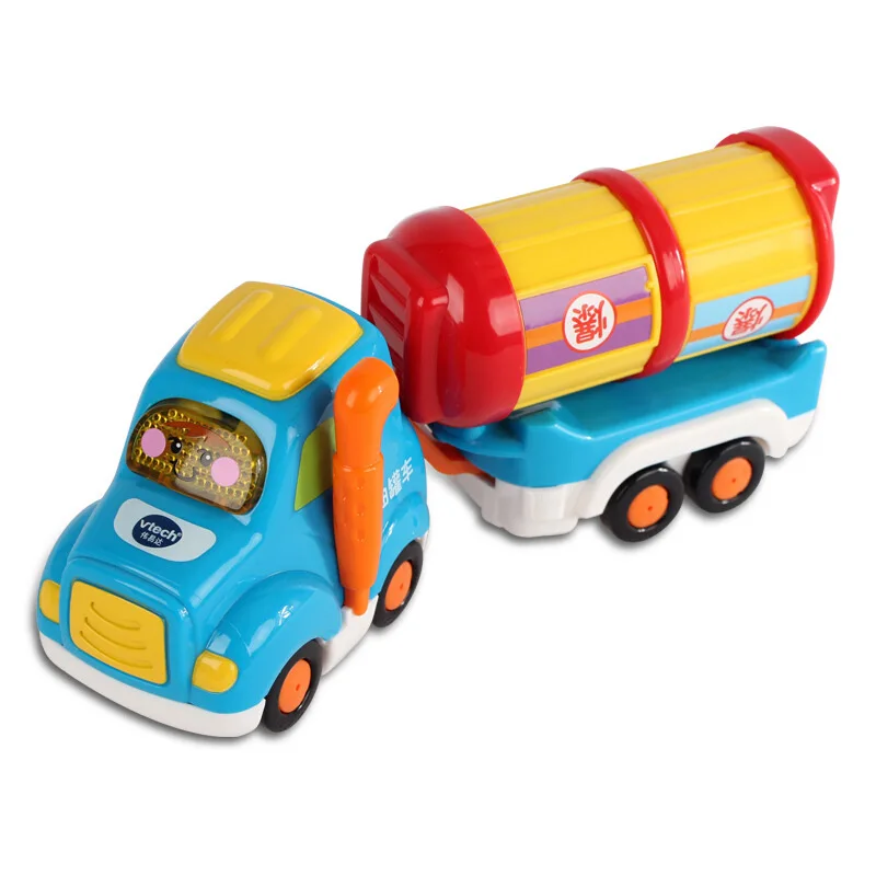 

Vtech Rail Car Tanker CHILDREN'S Toy Boy Sound And Light Music Baby Hand Push Sliding Small Car