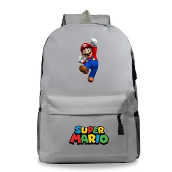 

Fashion plecak Laptop Men Super Mario Backpack 12 Women Travel Schoolbag Customize Logo Bags Backbag Mochila Mujer Sac A Dos