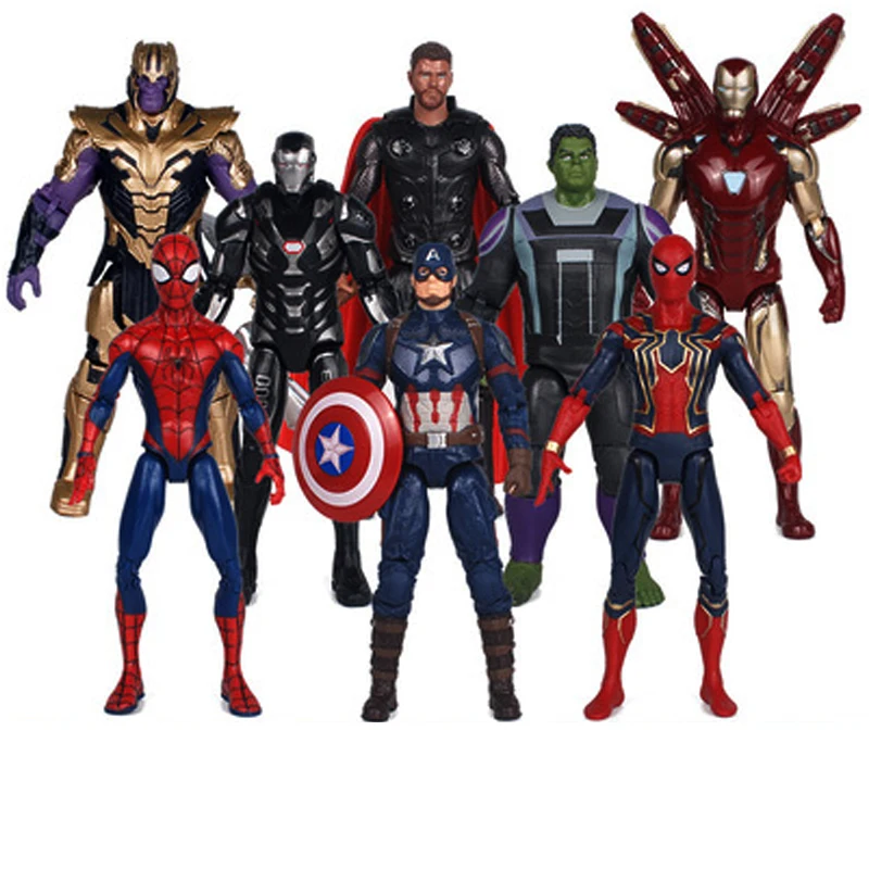 Игрушки Marvel Мстители Веном Бэтмен вспышка Супермен Человек-паук танос Халк