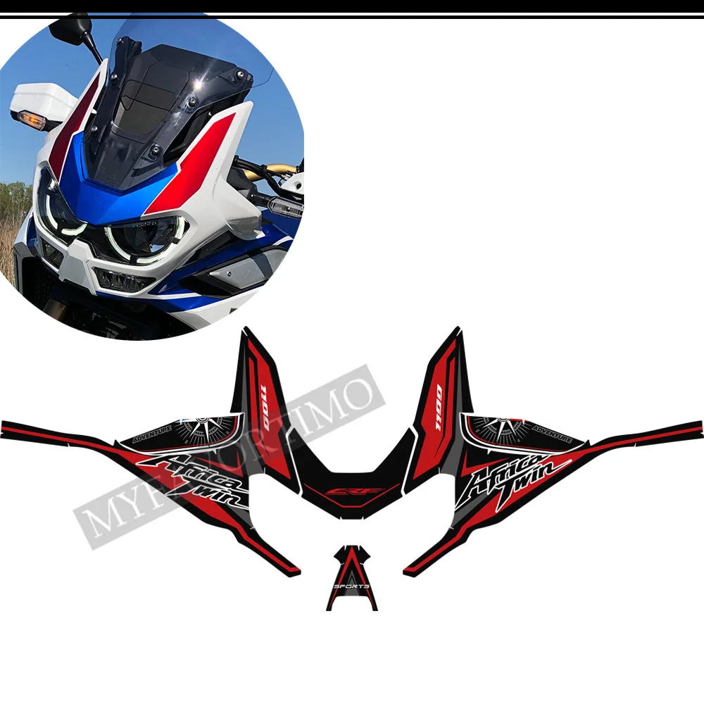 Protector Side Tank Pad For Honda CRF1100 CRF 1100 L L1 L2 Africa Twin Adventure ADV Visor Set Stickers Decal Kit 2019 2020 2021