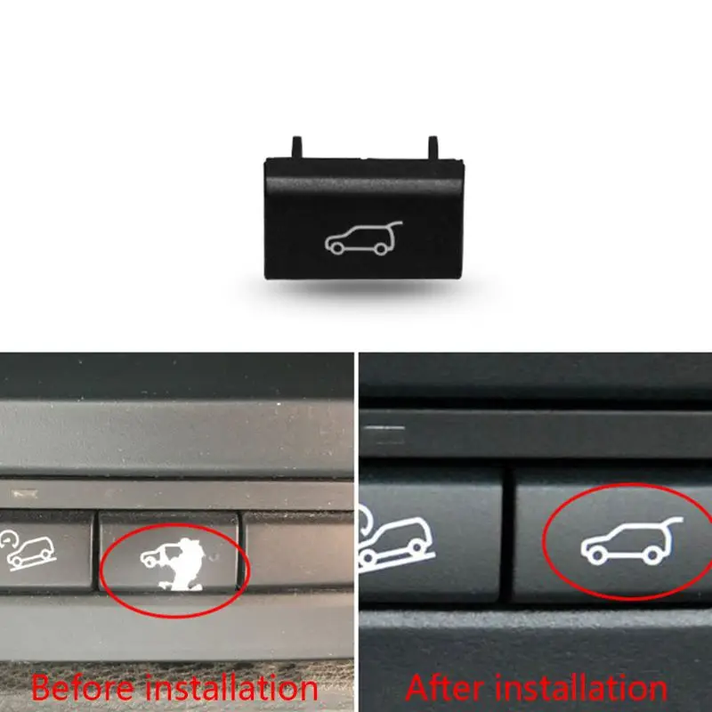 1pc Tailgate Rear Trunk Switch Button for X5 E70 2006-2013 X6 E71 2008-2014 A6HE