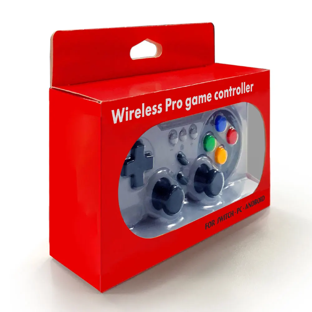 Wireless Gamepad Controller Portable Handheld Joystick Game Console for Nintendo Switch PC Dual Motor Vibration Turbo