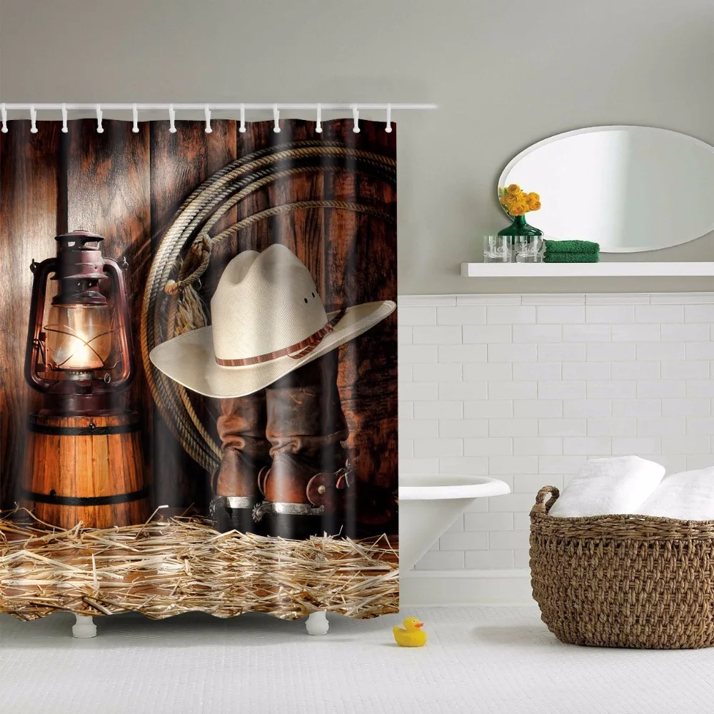 Винтажный стиль Карта Якорь Ткань Ретро стиль занавеска для душа s ванная комната занавеска для ванны водонепроницаемый полиэстер с крючками