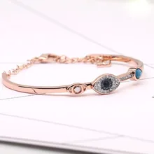 Браслет глаза дьявола браслет, чтобы отправить его девушка глаза серебряные ювелирные браслеты