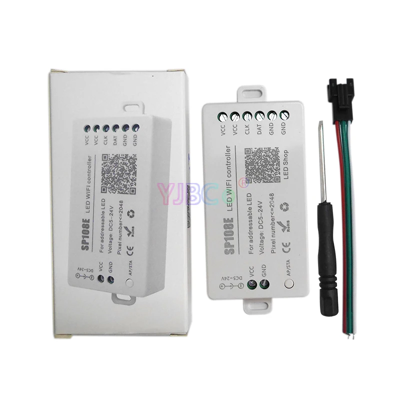 Светодиодный музыкальный контроллер SP108E Wi Fi WS2811 WS2812B SP107E SK6812 SP105E Bluetooth APA102 SP110E WS2801
