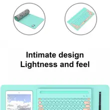 

Round Key Wide Compatibility Round Key Wireless Keyboard for Computer