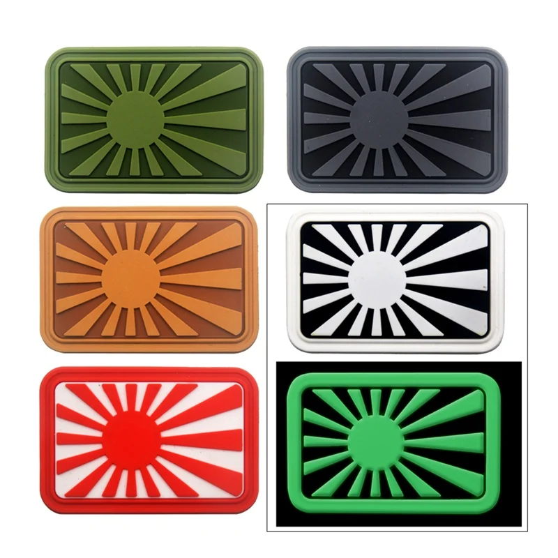 

New Hot Badge Rectangular Sun Embroidered DIY Apparel Armband Clothes 1pc Backpack Hat Patch Portable Embroidery Badge