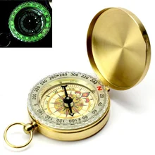 Мини Компас Открытый Кнопка походный Карманный Кемпинг выживания брелок стиль часы Высокое качество Портативный прочный