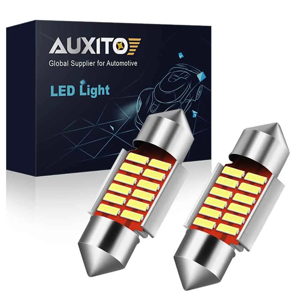 2PCS C5W Festoon 31mm LED Bulbs Canbus Car Interior Light Reading Door Dome Map Trunk Lamp Led License Plate Lights | Автомобили и