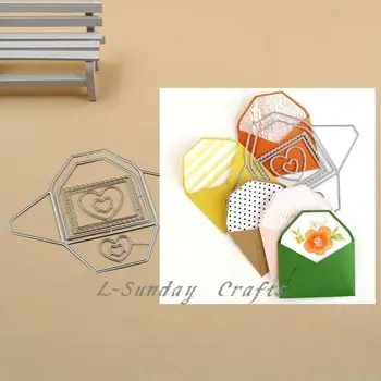

L-Sunday Crafts Die Cuts Envelope Cutting Dies Stencils Scrapbooking Embosing Card Making Crafts