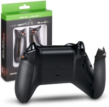 

Side Rails Shell Cover, Replacement Rear Handle Grips, Back Panels Faceplates Kits for Xbox One Xbox One S and Xbox One X W/ box