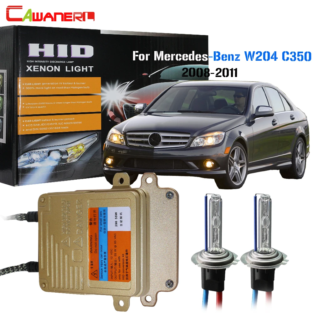 Cawanerl для Mercedes Benz W204 C350 2008-2011 55 Вт автомобильный светильник HID Xenon комплект