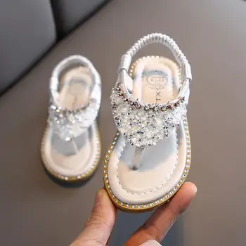 

Summer Style Girls Sandals Children Toddler Kids Girls Beach Sandals Cute Bow Girls Princess Shoes 1-8 Years Sneakers