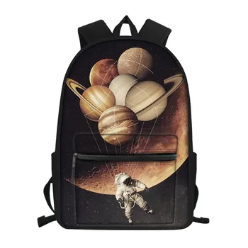 

HYCOOL New Kids Fashion Backpack Space Starry Sky Printing Children Book Bag Women Casual Travel Schoolbag Teenager School Bags