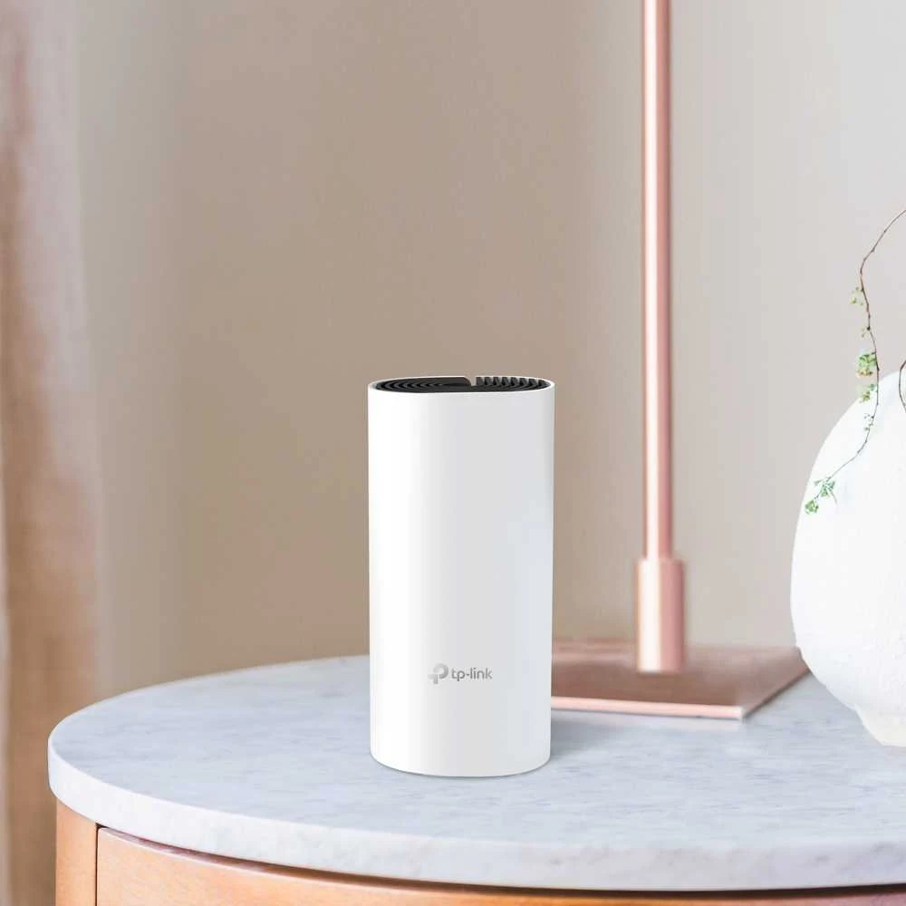 Бесшовный Mesh роутер TP-Link Deco M4(DECO M4(2-PACK) AC1200 10/100/1000BASE-TX белый(упак.:2шт