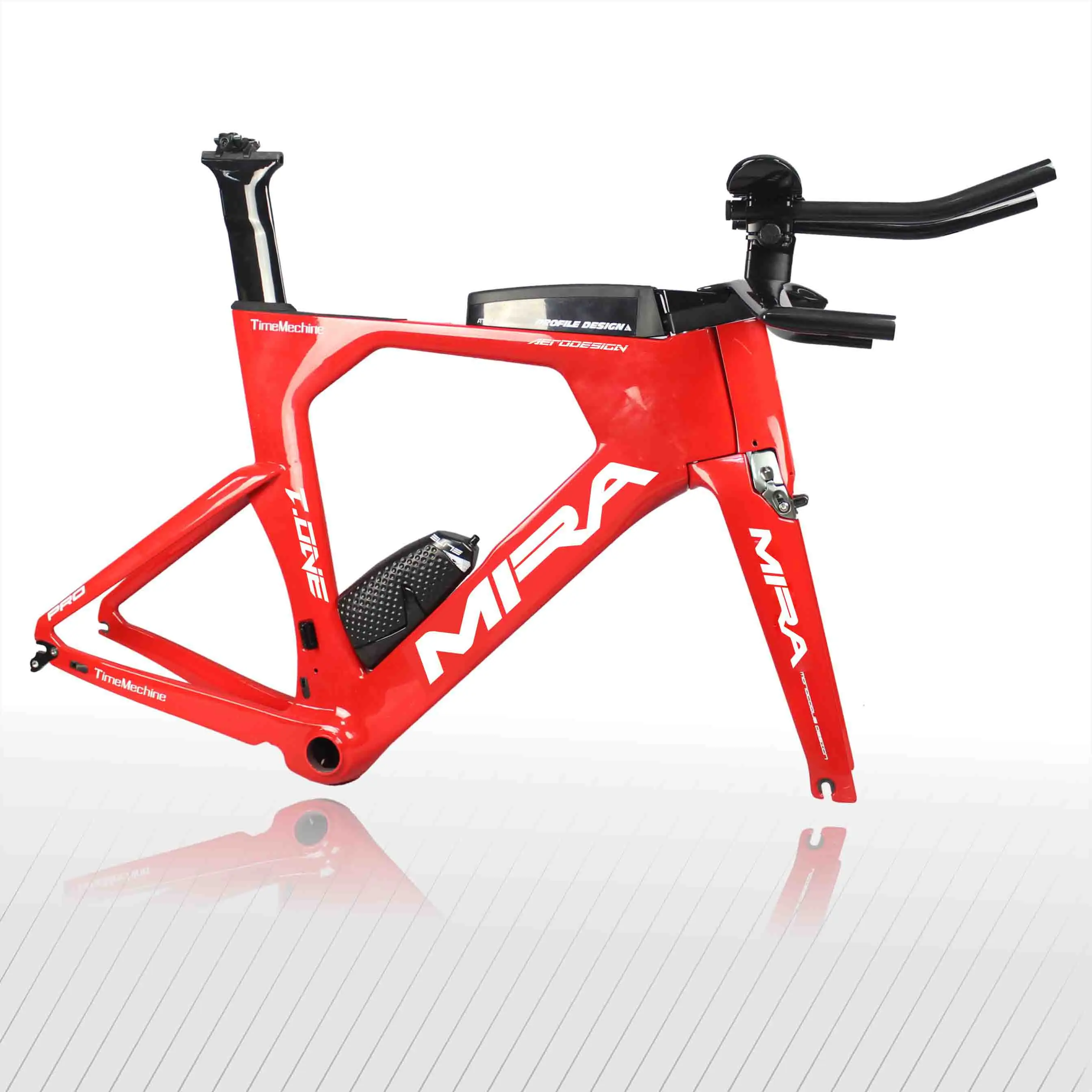 red color Carbonfan TT карбоновый велосипед, T700 полностью карбоновая рама для триатлона велосипеда, новое Время пробная карбоновая рама для велосипеда - Цвет: red color