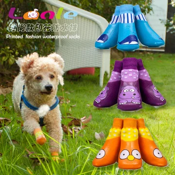 Lanle Genuine Product Cat Dog Pet Socks Slip Socks Small And Medium-sized Dogs VIP Teddy PS046