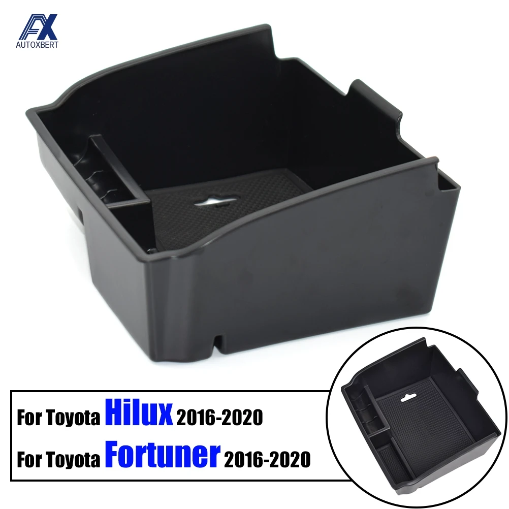Center Console Organizer vassoio bracciolo scatola portaoggetti portapallet per Toyota Hilux Fortuner 2016 2017 2018 2019 2020 2024