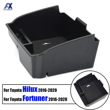 Center Console Organizer vassoio bracciolo scatola portaoggetti portapallet per Toyota Hilux Fortuner 2016 2017 2018 2019 2020 2024