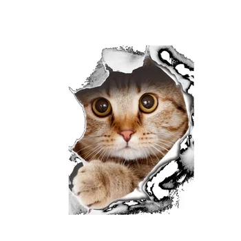 

Cat Toilet Seat Sticker Bathroom Wallpaper Decal Removable PVC Wall Stickers for Home Decoration (Type-14109)