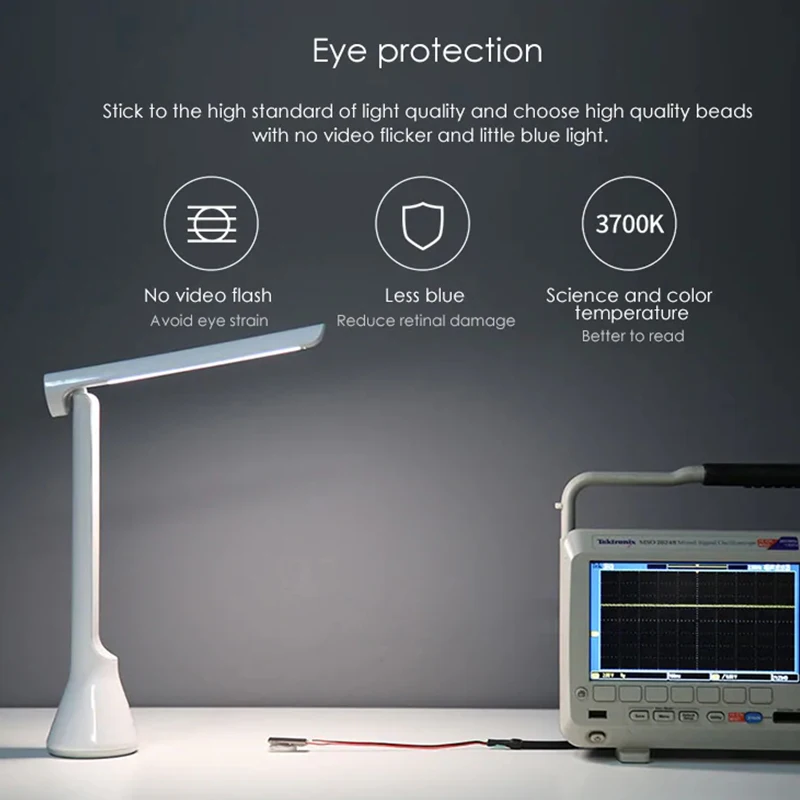 Складная USB Светодиодная лампа Xiaomi Mijia Yeelight настольная портативная маленькая